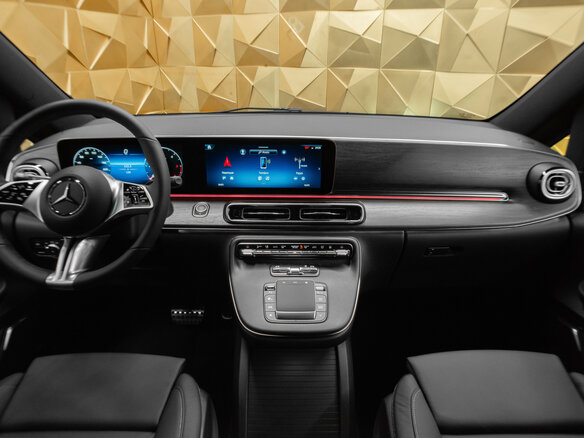 2024 Mercedes-Benz V-Класс 300 d длинный III (W447) Рестайлинг 2, чёрный - вид 6