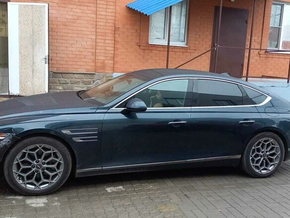 2022 Genesis G80 II, синий, 4250000 рублей - вид 7