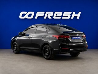 2017 Hyundai Solaris II, чёрный, 999055 рублей, вид 2