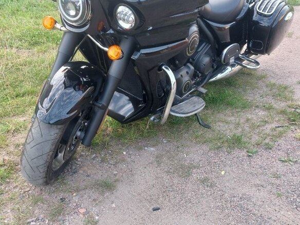 2014 Kawasaki VN1700 Vulcan, чёрный, 750000 рублей - вид 1