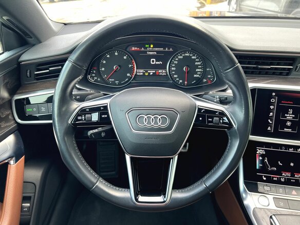 2019 Audi A7 55 TFSI II (4K), синий, 5190000 рублей - вид 18