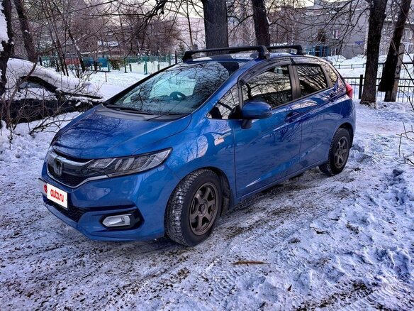 2017 Honda Fit III Рестайлинг, синий, 1300000 рублей