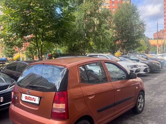 2006 Kia Picanto I, оранжевый, 440000 рублей - вид 9