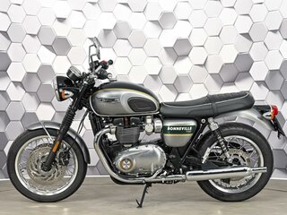 2022 Triumph Bonneville T120, зелёный, 947000 рублей, вид 4