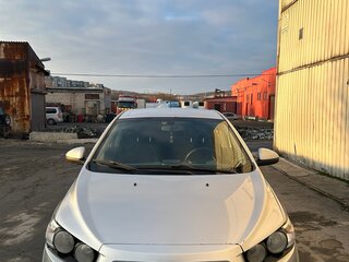 2012 Chevrolet Aveo II, серебристый, 420000 рублей, вид 3
