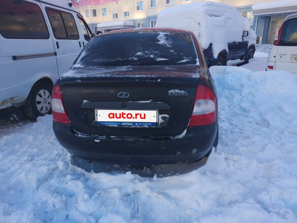 2010 Lada (ВАЗ) Kalina I, чёрный, 300000 рублей - вид 5