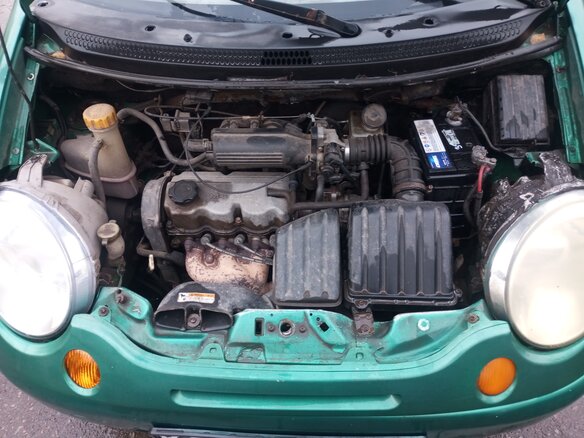 2004 Daewoo Matiz I Рестайлинг, зелёный, 119000 рублей - вид 10