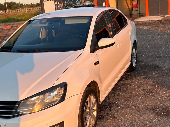 2019 Volkswagen Polo V Рестайлинг, белый