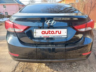 2014 Hyundai Elantra V (MD) Рестайлинг, чёрный, 1000000 рублей, вид 4