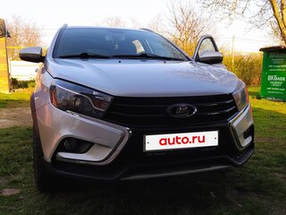 2017 Lada (ВАЗ) Vesta SW Cross I, серебристый, 1200000 рублей, вид 3