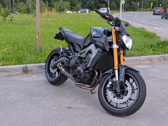 2015 Yamaha MT-09 (FZ-09), фиолетовый, 680000 рублей - вид 13