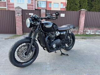 2020 Triumph Bonneville T120, чёрный, 950000 рублей, вид 2