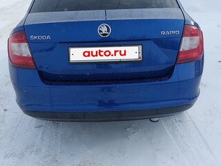 2018 Skoda Rapid I Рестайлинг, синий, 860000 рублей, вид 3