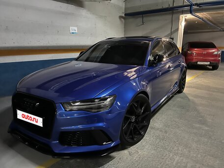 2016 Audi RS 6 performance III (C7) Рестайлинг, синий, 7000000 рублей, вид 1