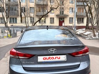 2017 Hyundai Elantra VI (AD), серый, 1700000 рублей, вид 4