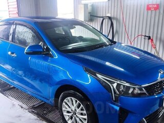 2021 Kia Rio IV Рестайлинг, синий, 1690000 рублей, вид 2