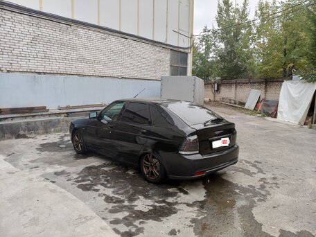 2012 Lada (ВАЗ) Priora I, чёрный, 320000 рублей, вид 2