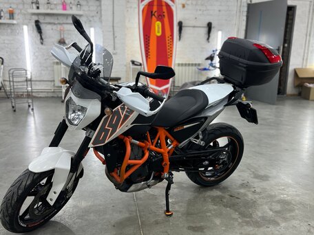 2012 KTM 690 Duke, белый, 500000 рублей, вид 1