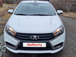 2019 Lada (ВАЗ) Vesta I, белый, 900000 рублей, вид 1