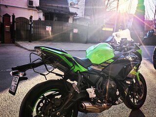 2017 Kawasaki Ninja 650, зелёный, 780000 рублей, вид 2