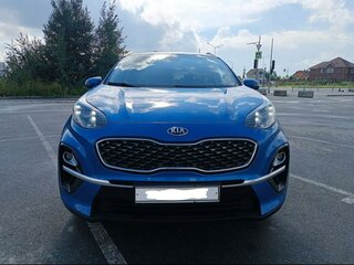 2019 Kia Sportage IV Рестайлинг, синий, 2180000 рублей, вид 2