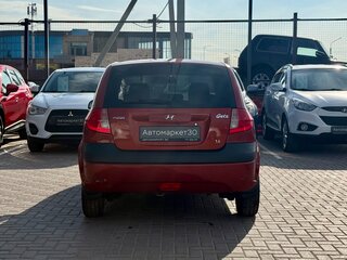 2007 Hyundai Getz I Рестайлинг, красный, 489990 рублей, вид 5