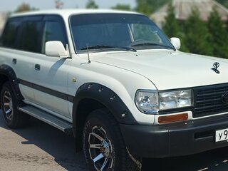 1996 Toyota Land Cruiser 80 Series Рестайлинг, белый, 1950000 рублей, вид 1