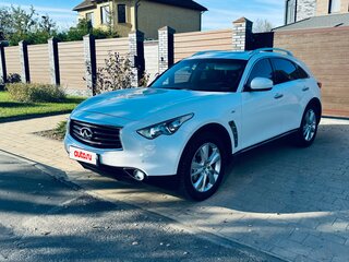 2012 Infiniti FX30d II (S51) Рестайлинг, белый, 1950000 рублей, вид 1