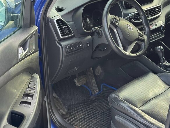 2019 Hyundai Tucson III Рестайлинг, синий, 2000000 рублей - вид 5
