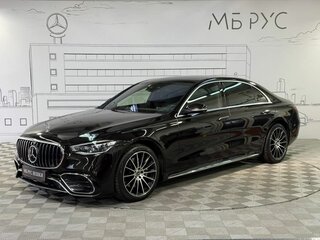 2020 Mercedes-Benz S-Класс 450 Long 4MATIC VII (W223), чёрный, 6349000 рублей, вид 1