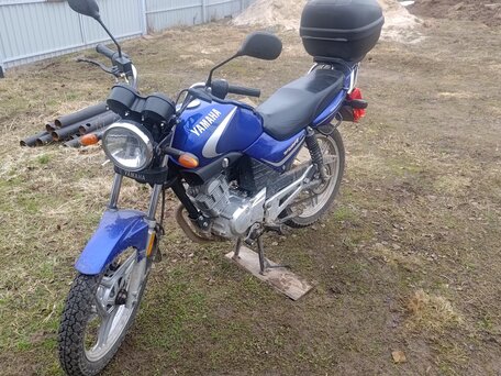 2007 Yamaha YBR125, синий, 150000 рублей, вид 1