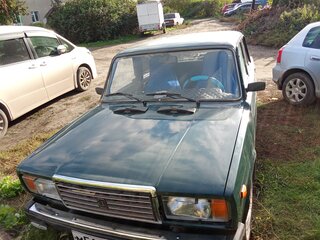 2007 Lada (ВАЗ) 2107, зелёный, 120000 рублей, вид 1