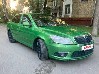 2012 Skoda Octavia RS II Рестайлинг, зелёный, 800000 рублей, вид 3