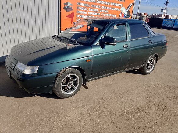 2002 Lada (ВАЗ) 2110, зелёный, 90000 рублей - вид 1