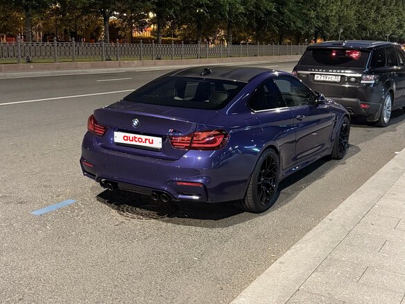 2019 BMW M4 Competition Package F82/F83 Рестайлинг, пурпурный - вид 6