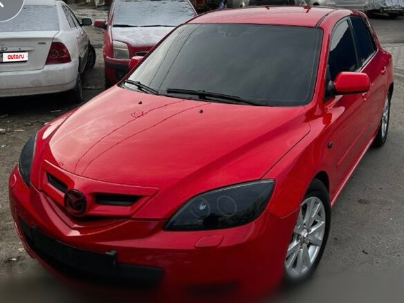 2007 Mazda 3 I (BK) Рестайлинг, красный, 600000 рублей - вид 9