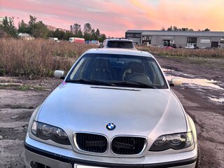 2002 BMW 3 серии 320i IV (E46) Рестайлинг, серебристый, 419000 рублей, вид 2