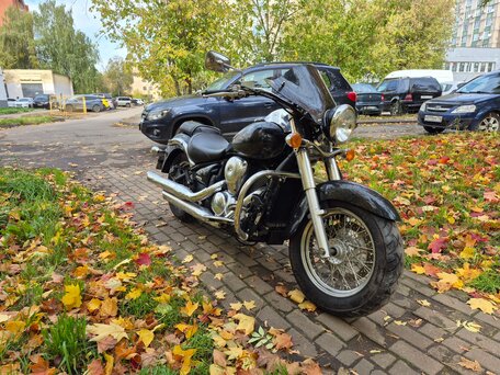 2010 Kawasaki VN900 Vulcan, чёрный, 550000 рублей, вид 3