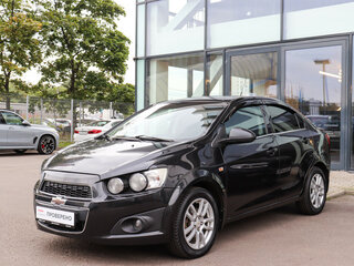 2014 Chevrolet Aveo II, чёрный, 482000 рублей, вид 1