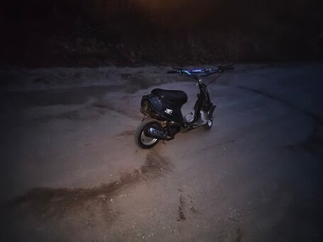 1999 Yamaha Jog, синий, 30000 рублей, вид 4