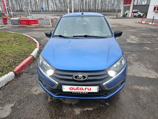 2019 Lada (ВАЗ) Granta I Рестайлинг, синий, 630000 рублей, вид 1