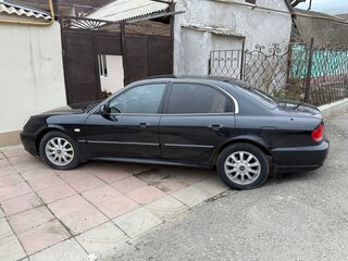 2007 Hyundai Sonata ТагАЗ IV (EF) Рестайлинг, чёрный, 830000 рублей, вид 2