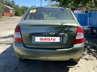 2008 Lada (ВАЗ) Kalina I, зелёный, 350000 рублей, вид 4
