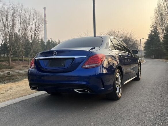 2019 Mercedes-Benz C-Класс 180 IV (W205) Рестайлинг, синий - вид 3