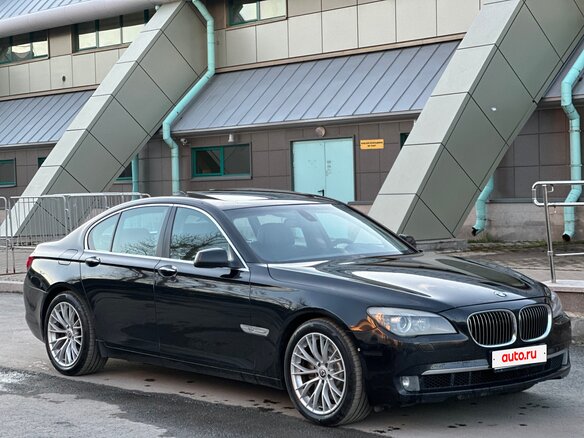 2008 BMW 7 серии 750i V (F01/F02/F04), чёрный, 1700000 рублей