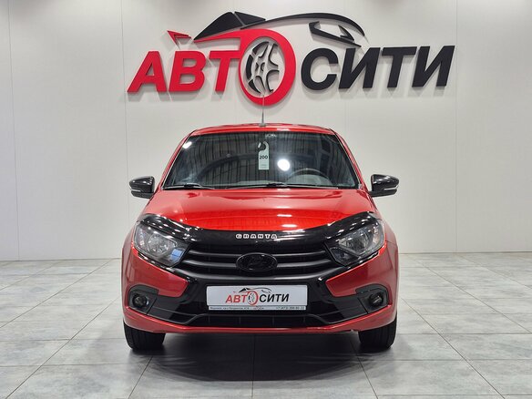 2020 Lada (ВАЗ) Granta I Рестайлинг, красный - вид 2