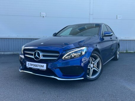 2014 Mercedes-Benz C-Класс 180 IV (W205), синий, 1935000 рублей, вид 1
