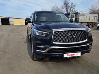 2018 Infiniti QX80 I Рестайлинг 2, синий, 3450000 рублей, вид 3
