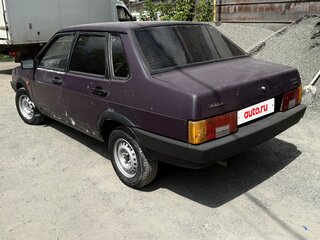 1997 Lada (ВАЗ) 21099, фиолетовый, 75000 рублей, вид 4