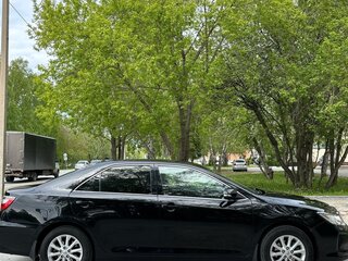 2017 Toyota Camry VII (XV50) Рестайлинг 2, чёрный, 1860000 рублей, вид 2